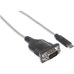Serijsko sučelje Adapter cable [1x USB 3.1 muški konektor AC - 1x Serijski (9-polni)] 0.45 m Crna, Srebrna Manhattan
