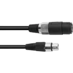 Omnitronic 3022050N XLR priključni kabel [1x XLR utikač 3-polni - 1x XLR utičnica 3-polna] 5.00 m crna