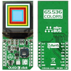 MikroElektronika OLED C click mikroBUS™ modul prikaza 2.8 cm (1.1 palac) slika