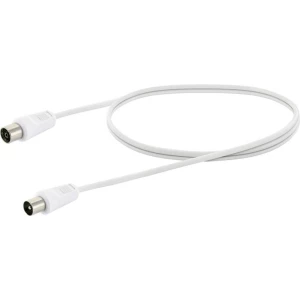 Schwaiger antene, SAT priključni kabel [1x #####IEC-Stecker - 1x #####IEC-Buchse] 1.5 m   bijela slika