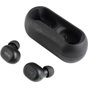 Bluetooth® Naglavne slušalice Boompods Boombuds GO U ušima Slušalice s mikrofonom, Otporne na znojenje Crna slika