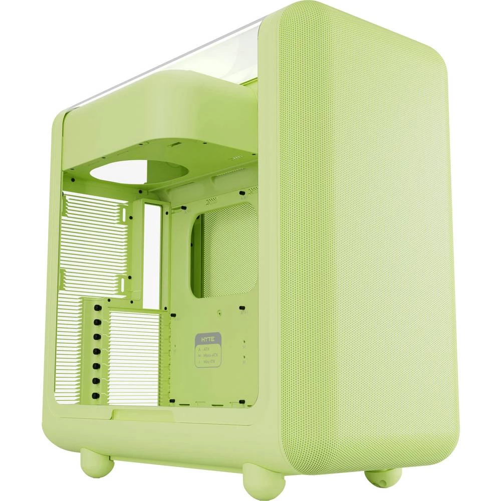 HYTE HYTE X50 Matcha Milk midi-tower kućište , kućište za igraće računalo, kućište za računala zelena slika