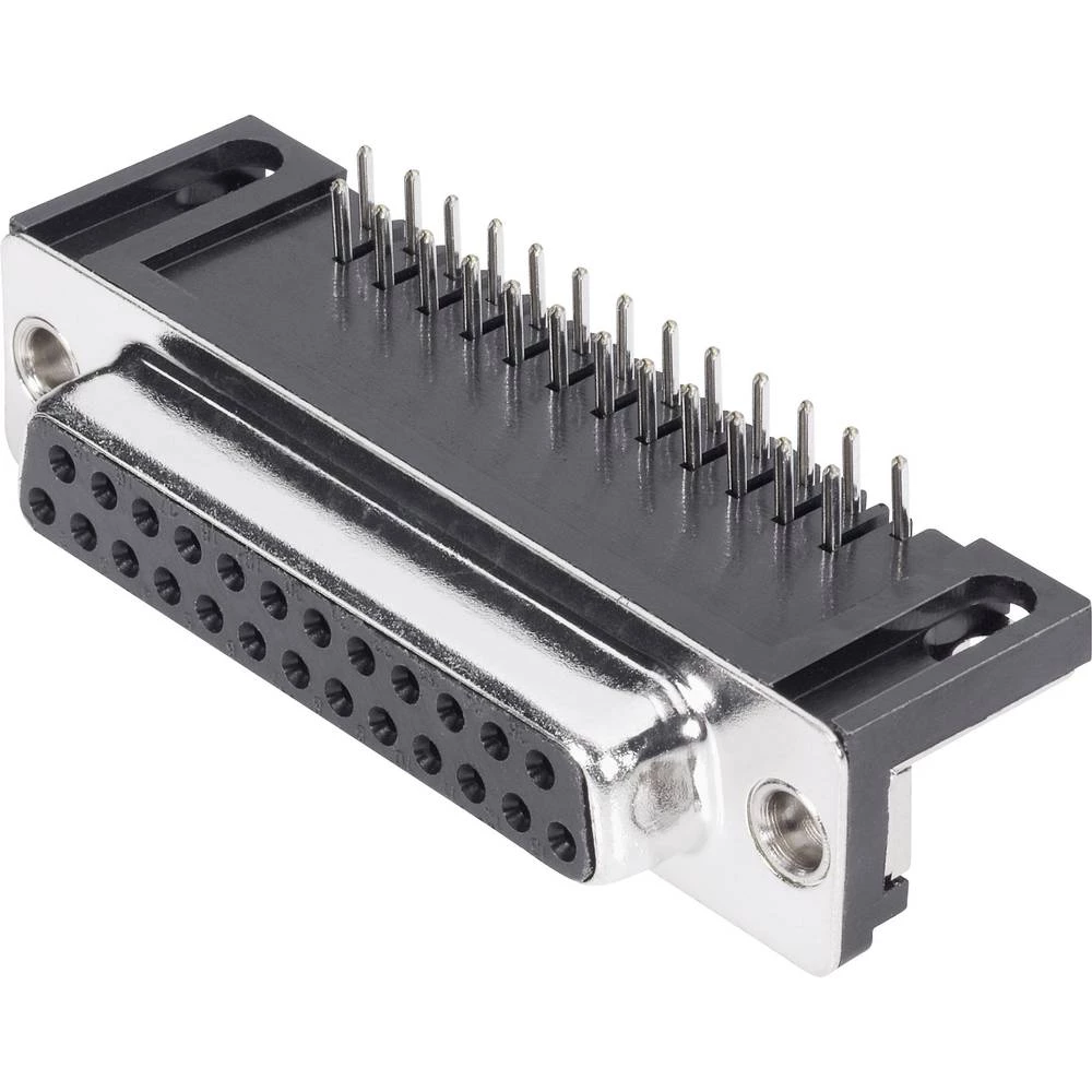 MH Connectors MHDD15-F-T-B-S-RBM 2103-2100-12 ženski konektor D-Sub 90 ° Broj polova (broj): 15 lem 1 St. slika