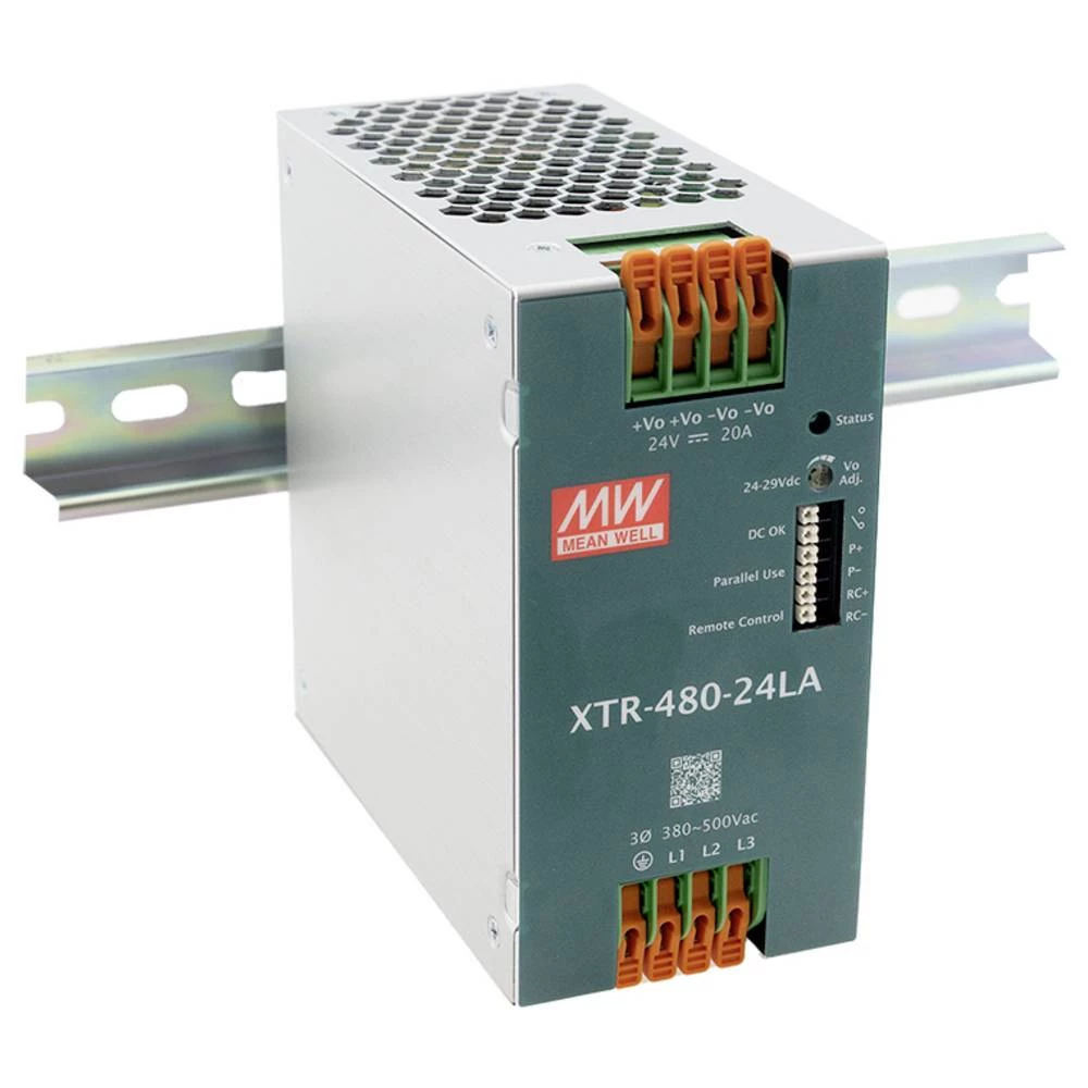 MEAN WELL XTR-480-24LA DIN-napajanje (DIN-letva) 480 W slika