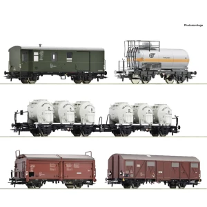 Roco 6600018 H0 set od 6 teretnih vlakova DB-a slika