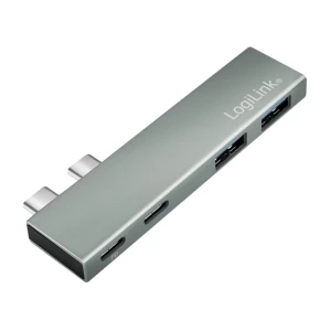 LogiLink UA0399 USB-C® priključna stanica Pogodno za marku (priključne stanice za prijenosno računalo): Apple  USB-C® Power Delivery slika