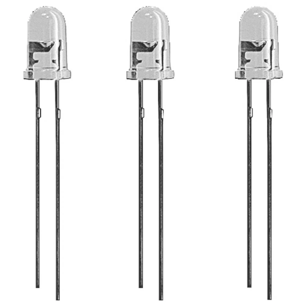 Lite-On LTL307YE LED ožičen žuta okrugli 5 mm 40 mcd 40 ° 20 mA 2.1 V Bulk slika