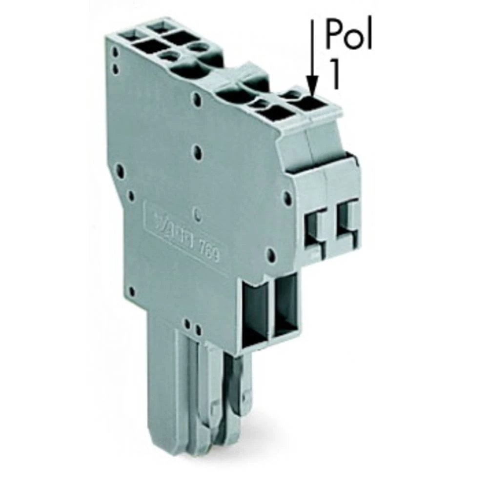 WAGO 769-123 opružna letva 5 mm opruga Dostupnost: l siva 25 St. slika