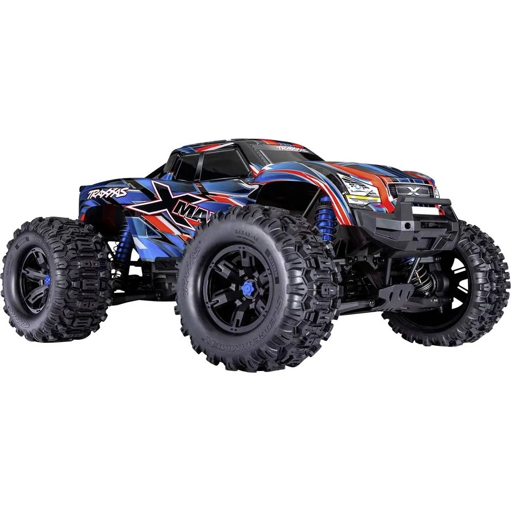 Traxxas X-Maxx plava boja bez četkica RC model automobila električni monstertruck pogon na sva četiri kotača (4wd) RtR 2 slika
