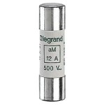 <br>  Legrand<br>  014012<br>  cilindrični osigurač<br>  <br>  <br>  <br>  <br>  12 A<br>  <br>  500 V/AC<br>  10 St.<br>