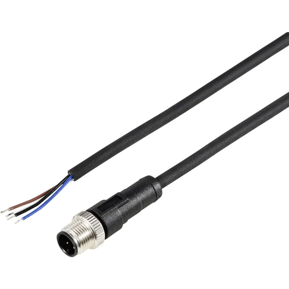 TRU COMPONENTS TC-12833024 priključni kabel za senzor/aktivator M12 ravni muški konektor 5 m Broj polova: 4 1 St. slika