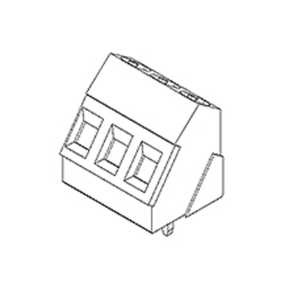 Molex 398900406 stezaljka za tiskane ploče 1 St. slika