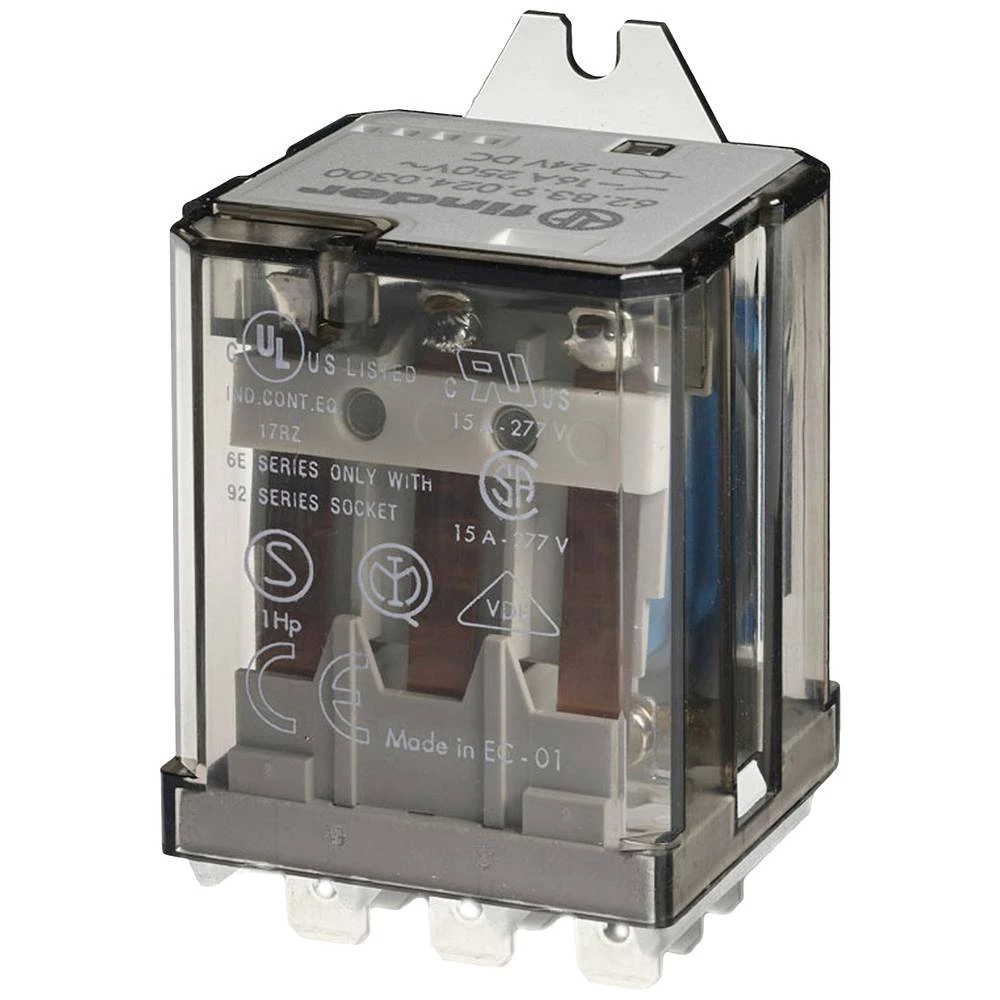 Finder 62.83.8.230.4300 utični relej 230 V/AC 16 A 3 zatvarač 1 St. slika